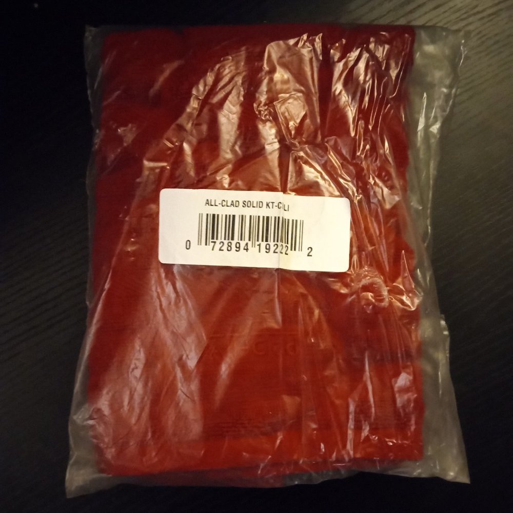 All-Clad Solid Woven Dish Cloth - Chili - BRAND NEW
